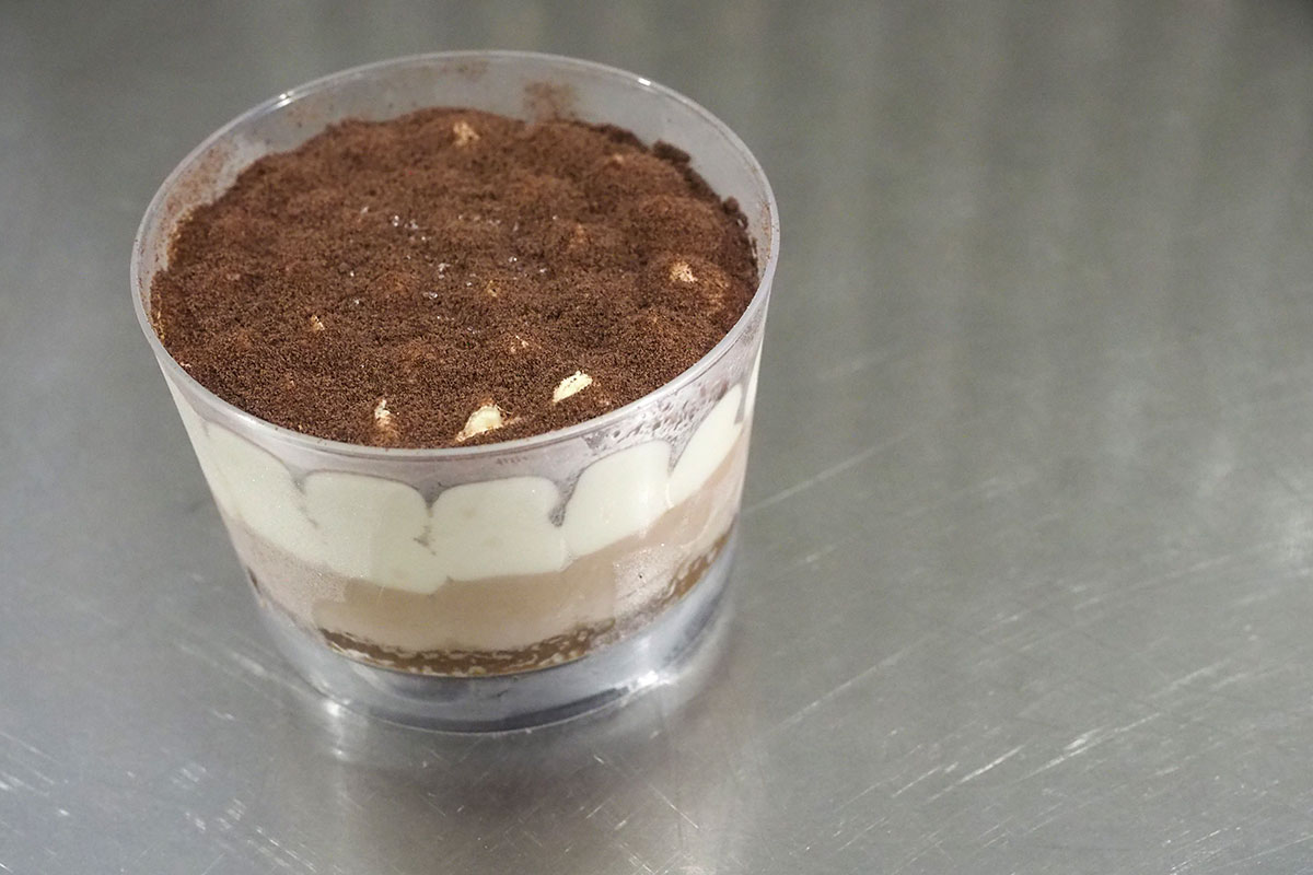 Johannispark Pflegezentrum Suhl: Italienischer Montag: Tiramisu (Foto: Manuela Hahnebach)