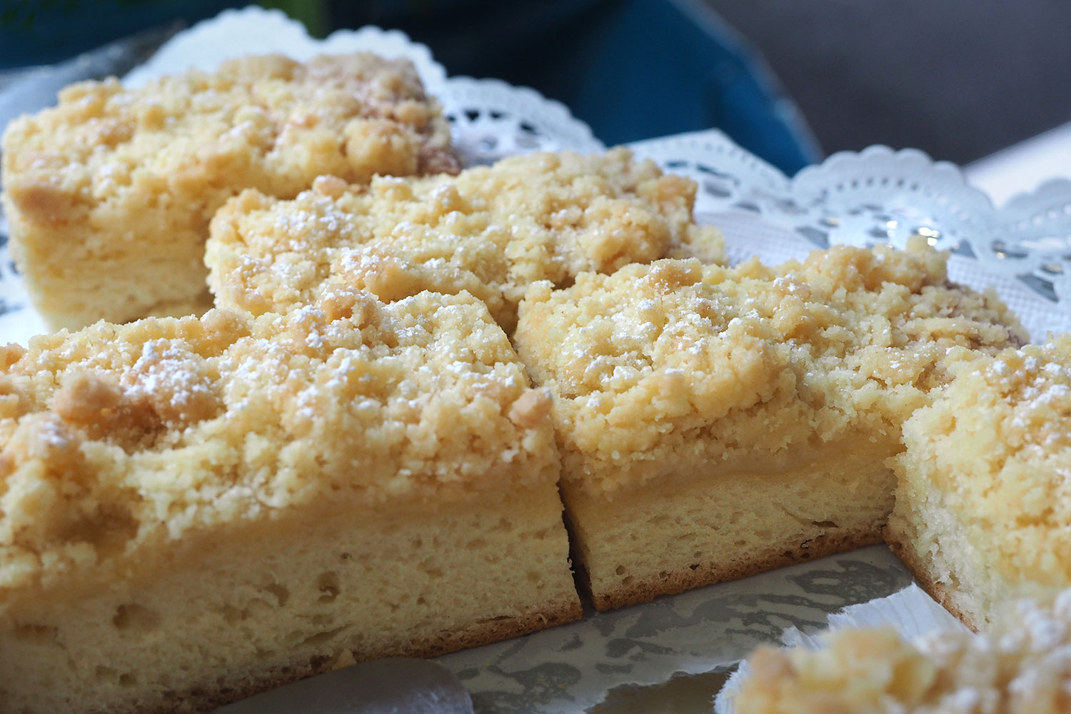 Johannispark Pflegezentrum Suhl: Parkfest 2017: Streuselkuchen (Foto: Manuela Hahnebach)