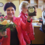 Johannispark Pflegezentrum Suhl: 20 Jahre, 2018: Silka Böhnhardt mit Jubiläumsmedaille (Foto: Manuela Hahnebach)