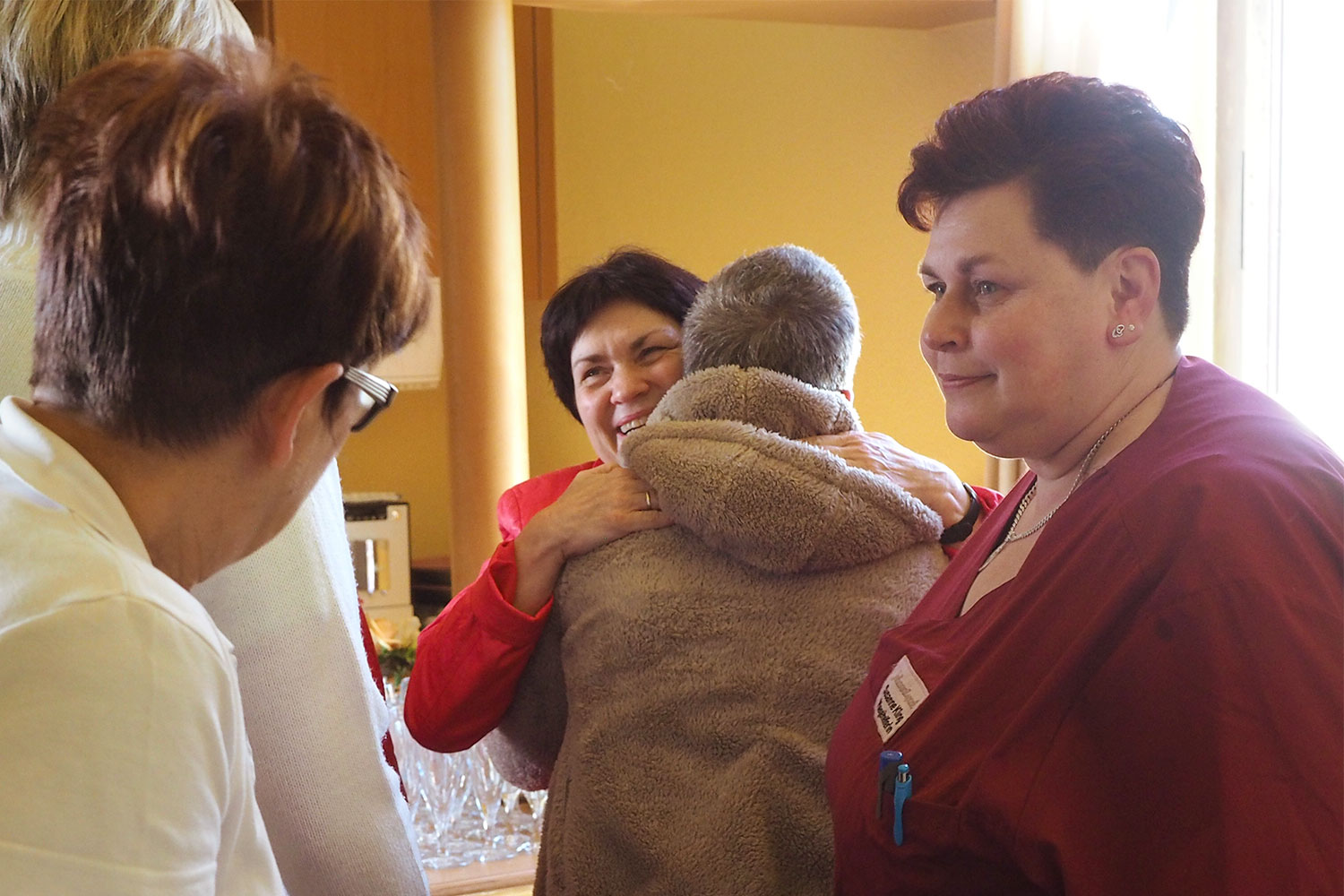 Johannispark Pflegezentrum Suhl: 20 Jahre, 2018: Dank an die Johannispark-Mitarbeiter (Foto: Manuela Hahnebach)