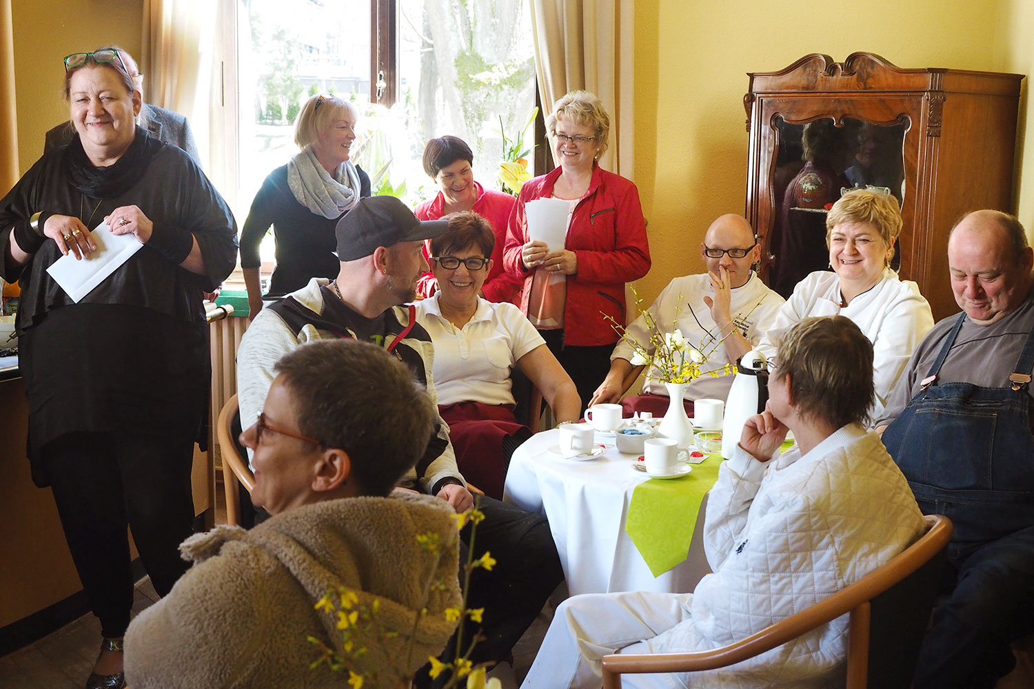 Johannispark Pflegezentrum Suhl: 20 Jahre, 2018: Dank an die Johannispark-Mitarbeiter (Foto: Manuela Hahnebach)