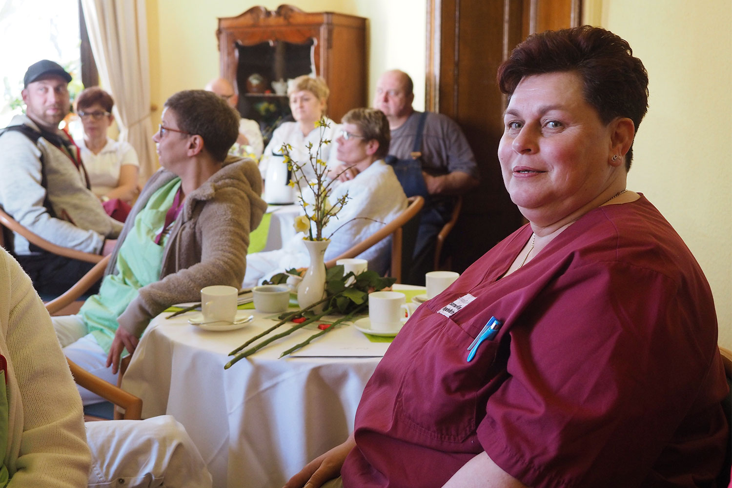 Johannispark Pflegezentrum Suhl: 20 Jahre, 2018: Dank an die Johannispark-Mitarbeiter: Susanne Kling, Pflegehelferin (Foto: Manuela Hahnebach)