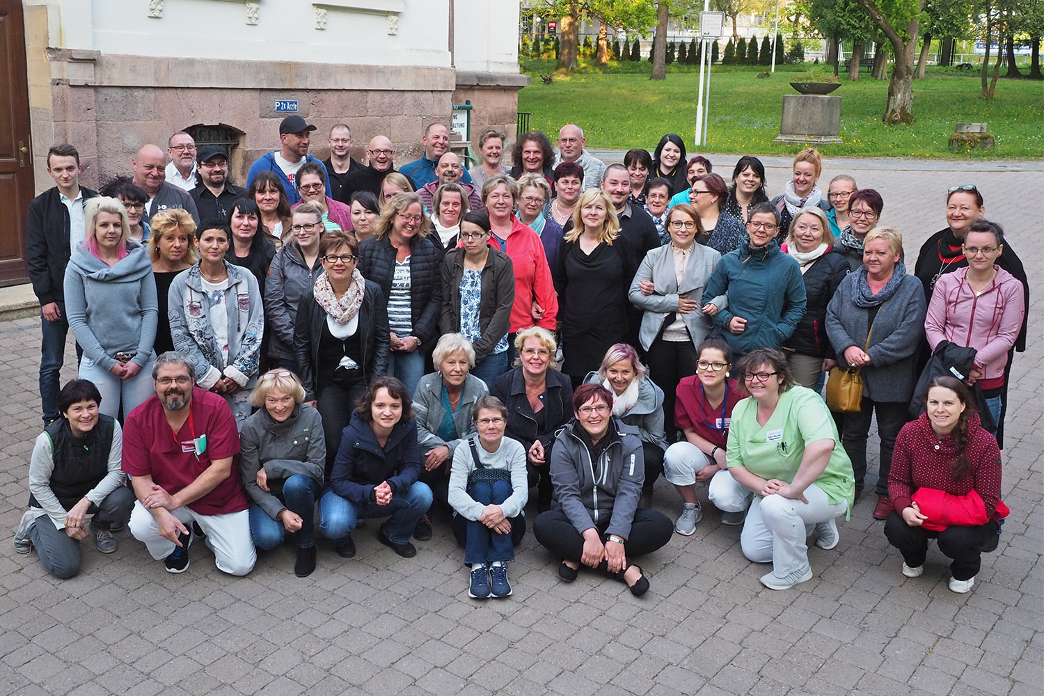 Johannispark Pflegezentrum Suhl: Mitarbeiter 2018 (Foto: Manuela Hahnebach)