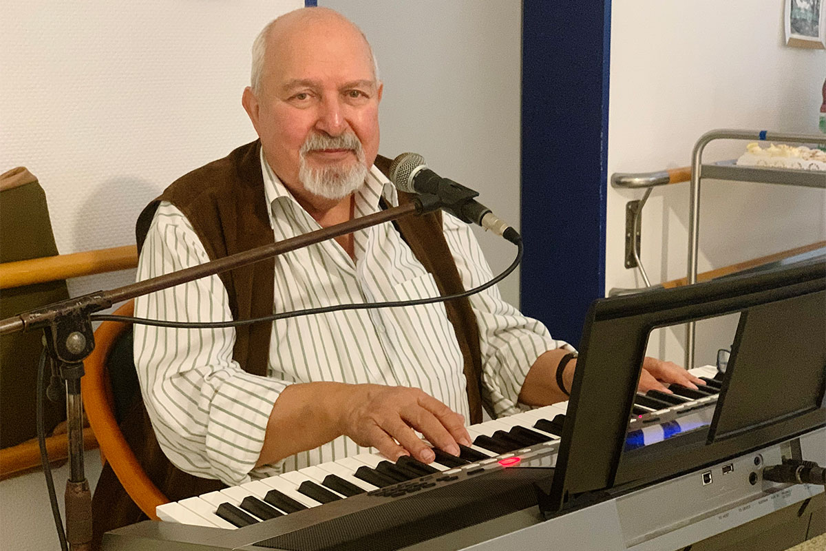 Johannispark Pflegezentrum Suhl: Frühlingsfest 2019: Suhler Musikanten (Foto: Manuela Hahnebach)