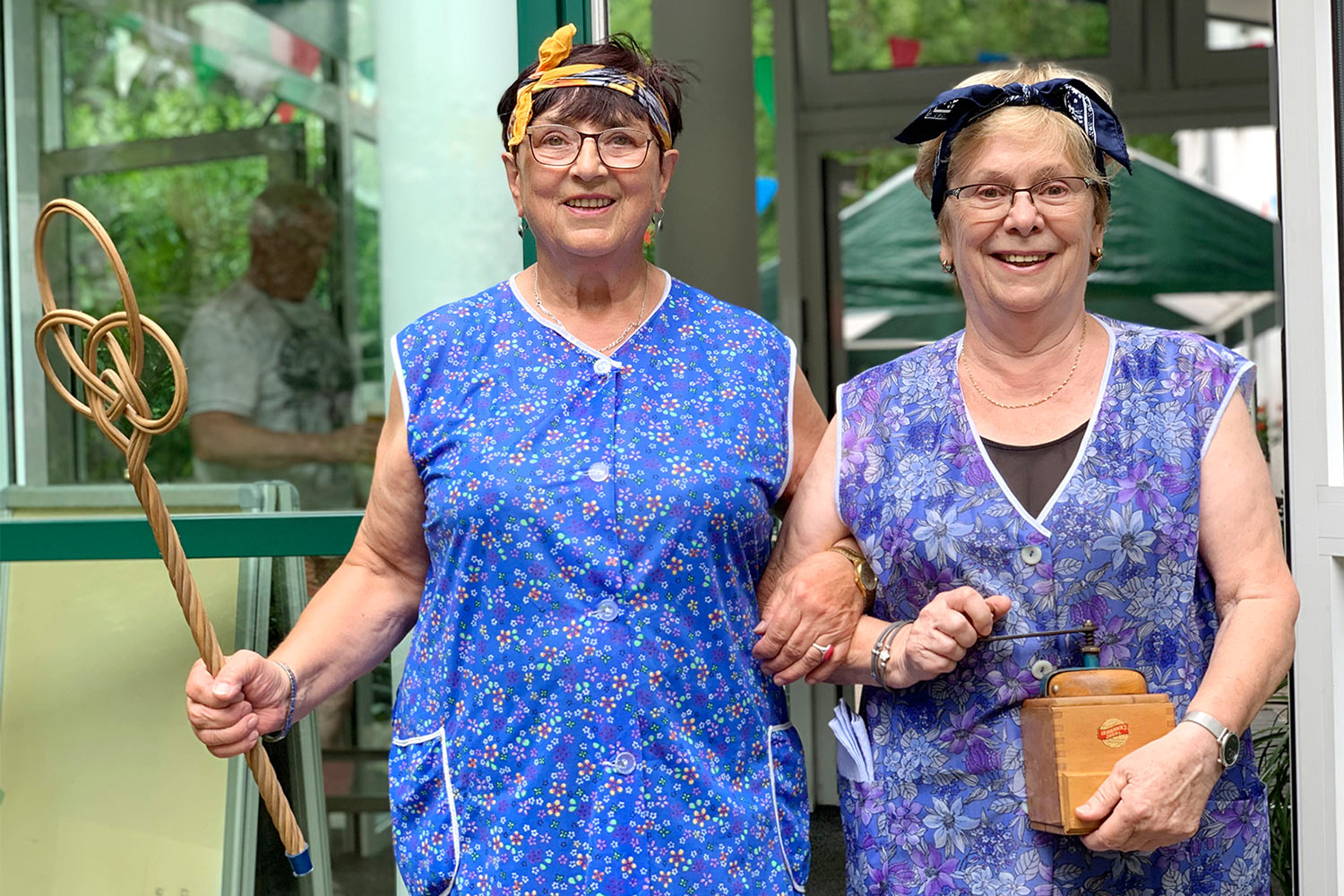 Johannispark Pflegezentrum Suhl: Parkfest 2019: Klamottenkiste-Modenschau (Foto: Manuela Hahnebach)